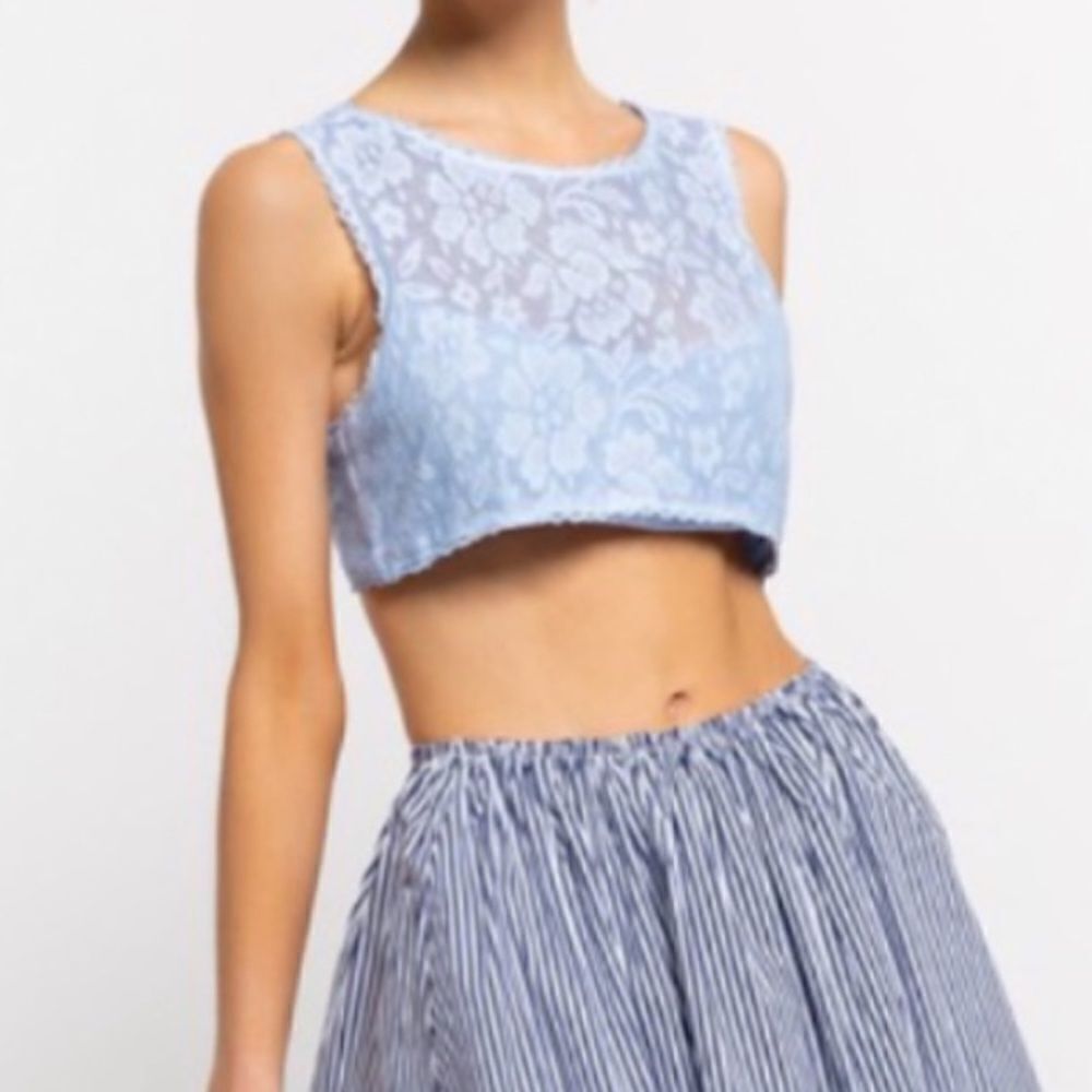 ‎POL Drawstring Lace Crop Top - Picture 11 of 16
